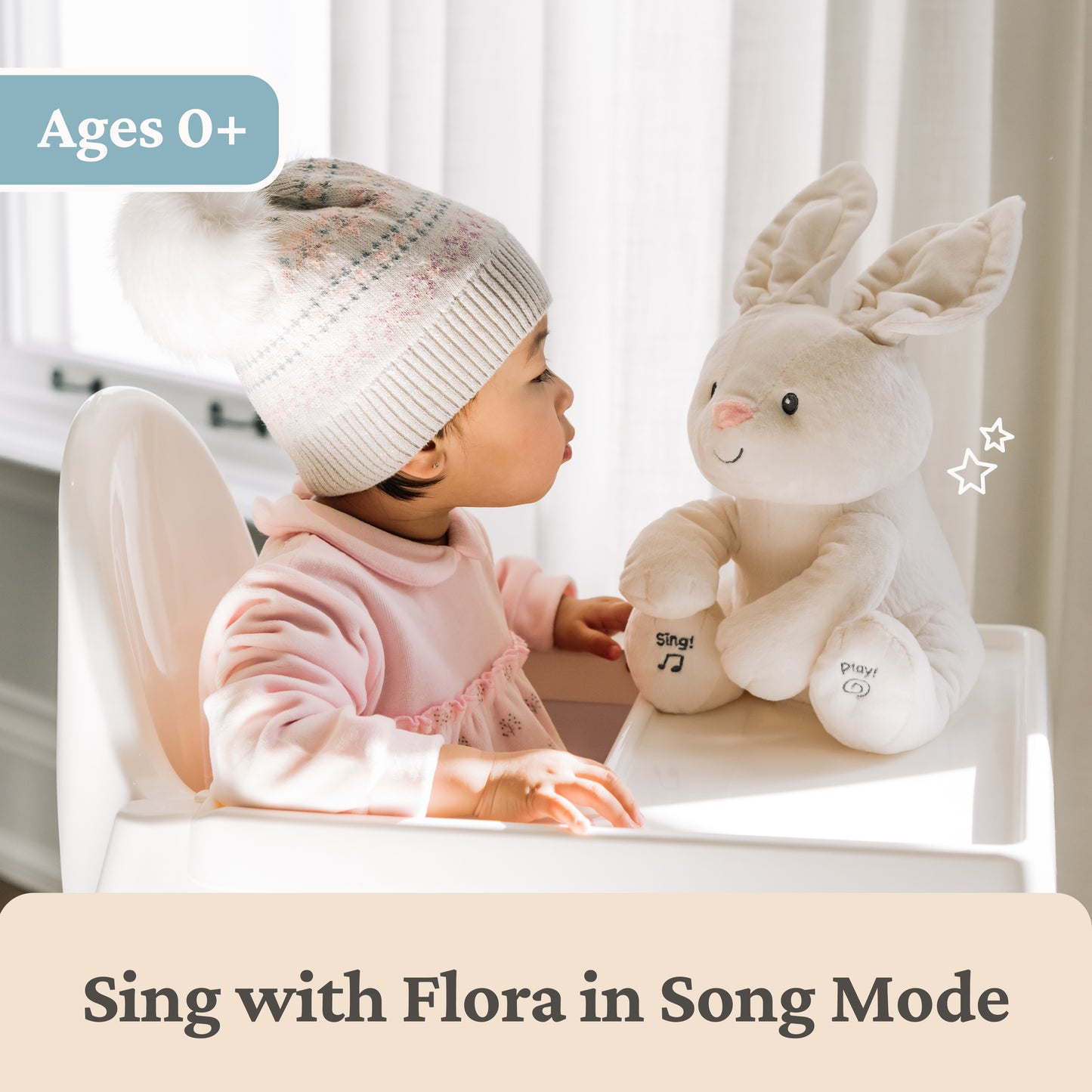 Animated Flora the Bunny, 12 in