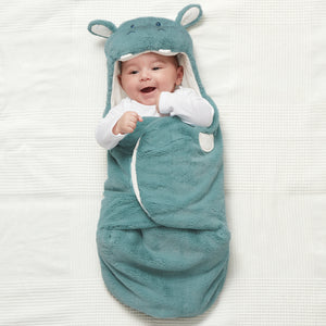 Oh So Snuggly® Hippo Blanket Wrap, 26 in