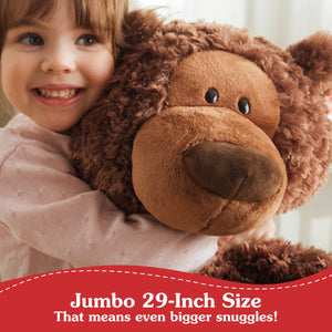 Jumbo Philbin Bear, Chocolate, 29 in