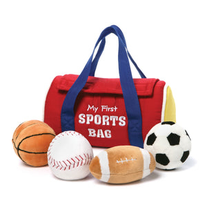 My First Sports Bag Plush Playset, 8 in