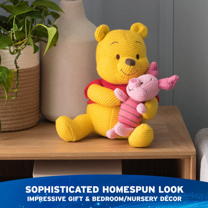 Winnie the Pooh & Piglet Knit Plush, 10 in