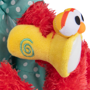 Bedtime Elmo with Glow-in-the-Dark Pajamas & LED Flashlight, 12 in