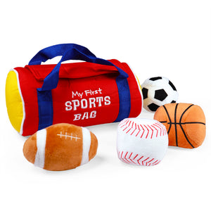 My First Sports Bag Plush Playset, 8 in