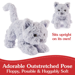 Bootsie English Blue Kitten, 9 in