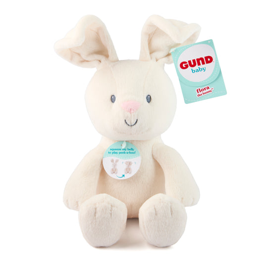 Peek-a-Boo Flora the Bunny, 7 in