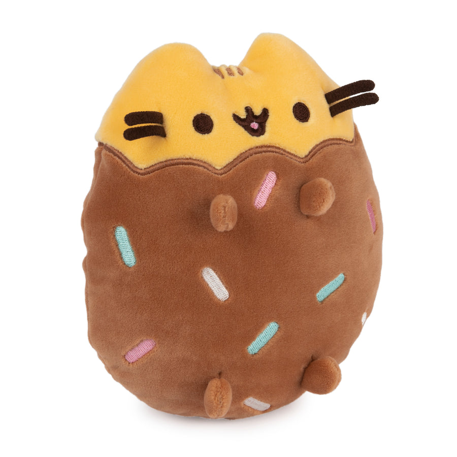 Pusheen Chocolate Dipped Cookie Squisheen, 6 in