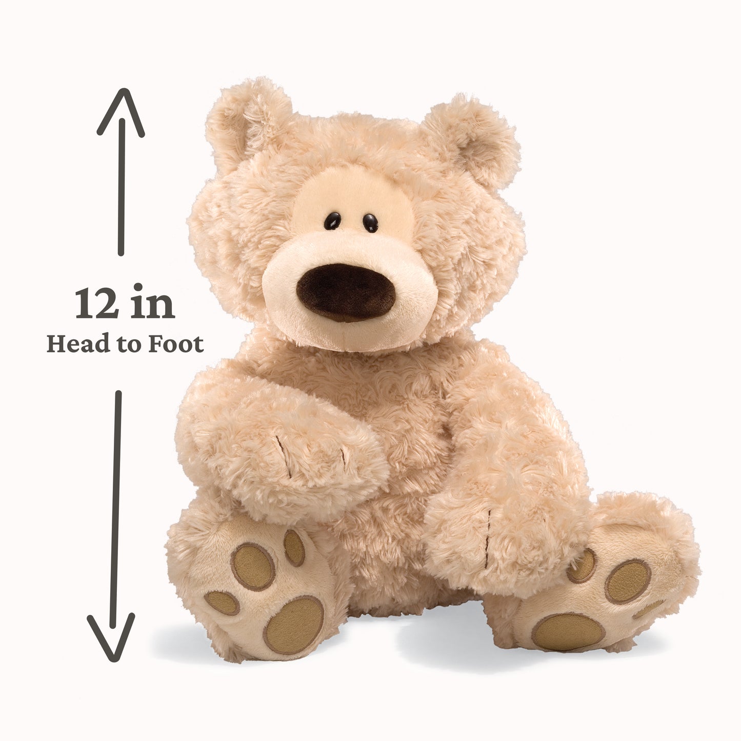 Philbin Bear, Beige, 12 in