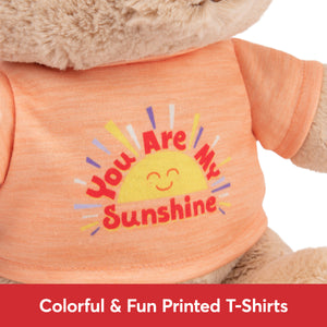 "You are My Sunshine" Bear, Orange, 12 in