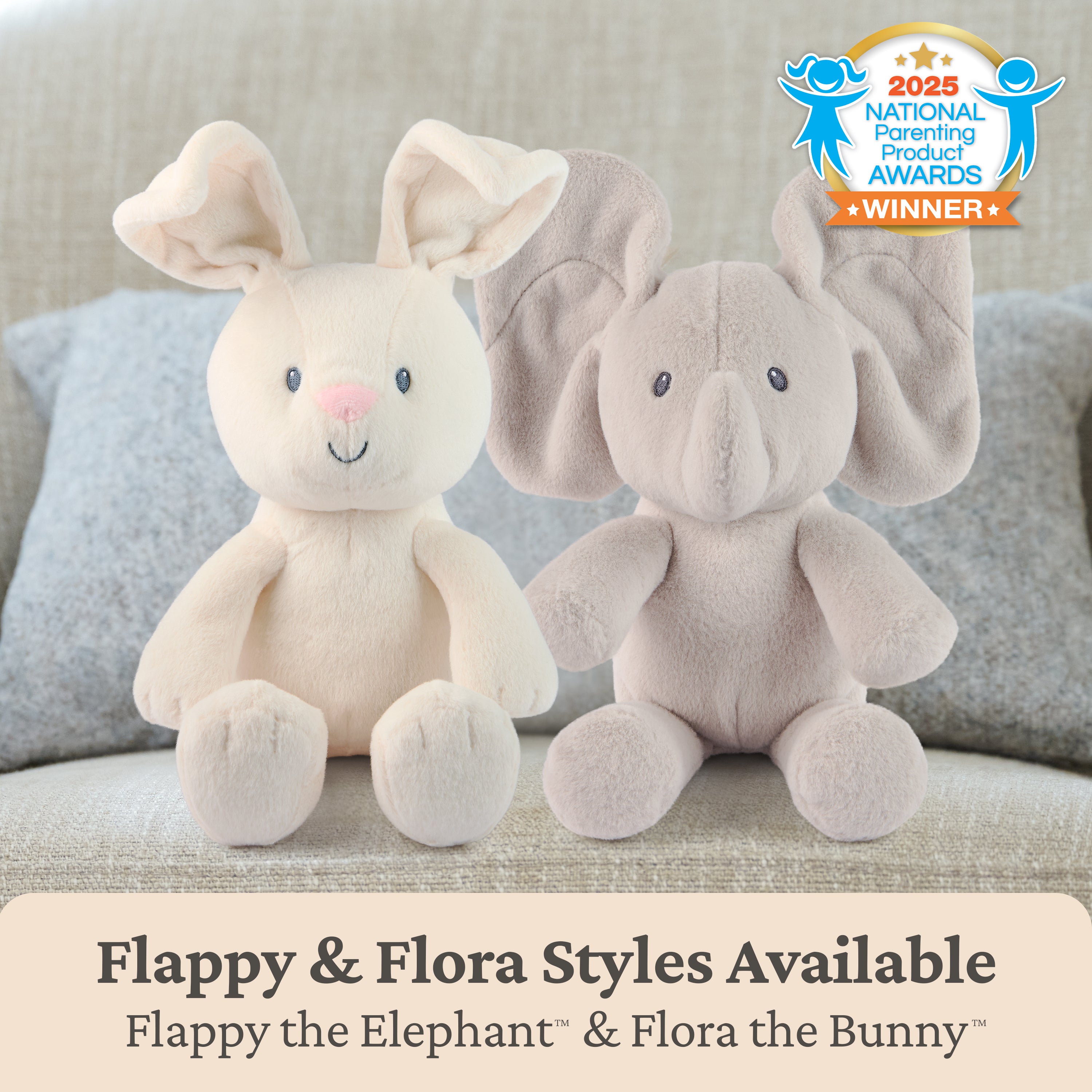 Peek-a-Boo Flora the Bunny, 7 in – Gund