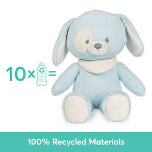 Sustainably Soft™ 100% Recycled Puppy, Blue, 13 in