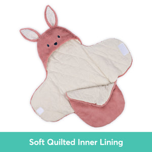 Oh So Snuggly Bunny Blanket Wrap, 26 in