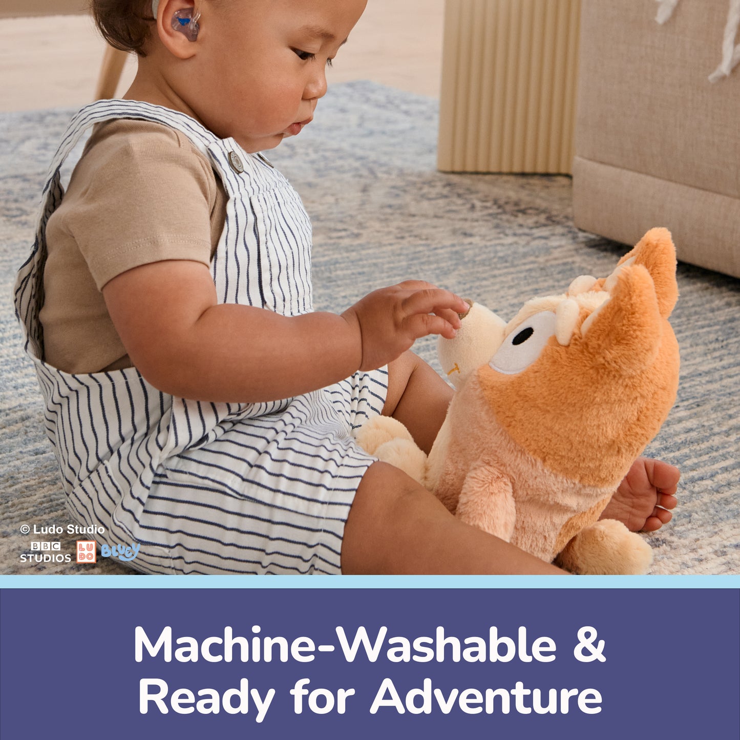 Sustainably Soft: Bingo, 13 in (Made from 100% Recycled Materials)