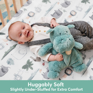 Oh So Snuggly® Hippo Plush, 12.5 in