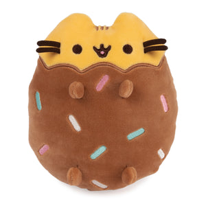 Pusheen Chocolate Dipped Cookie Squisheen, 6 in