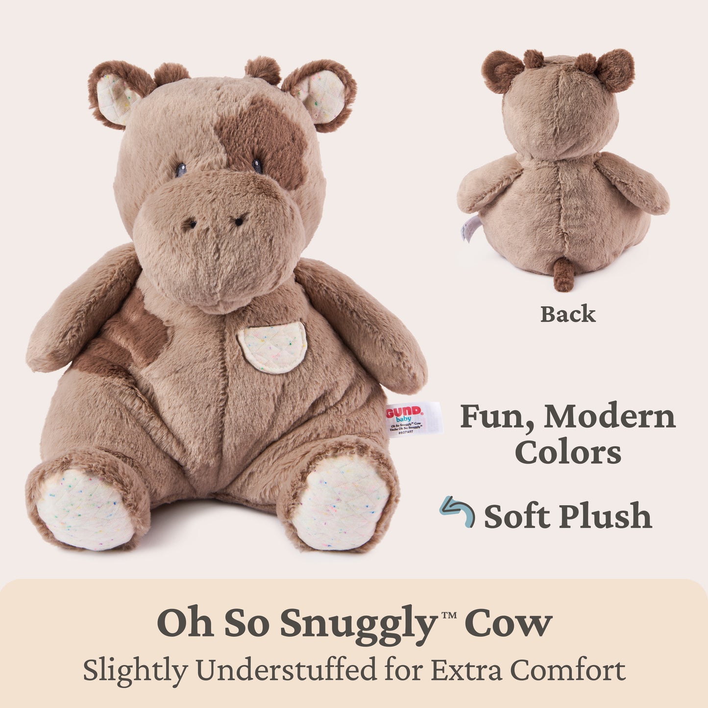 Oh So Snuggly Cow, 12.5 in