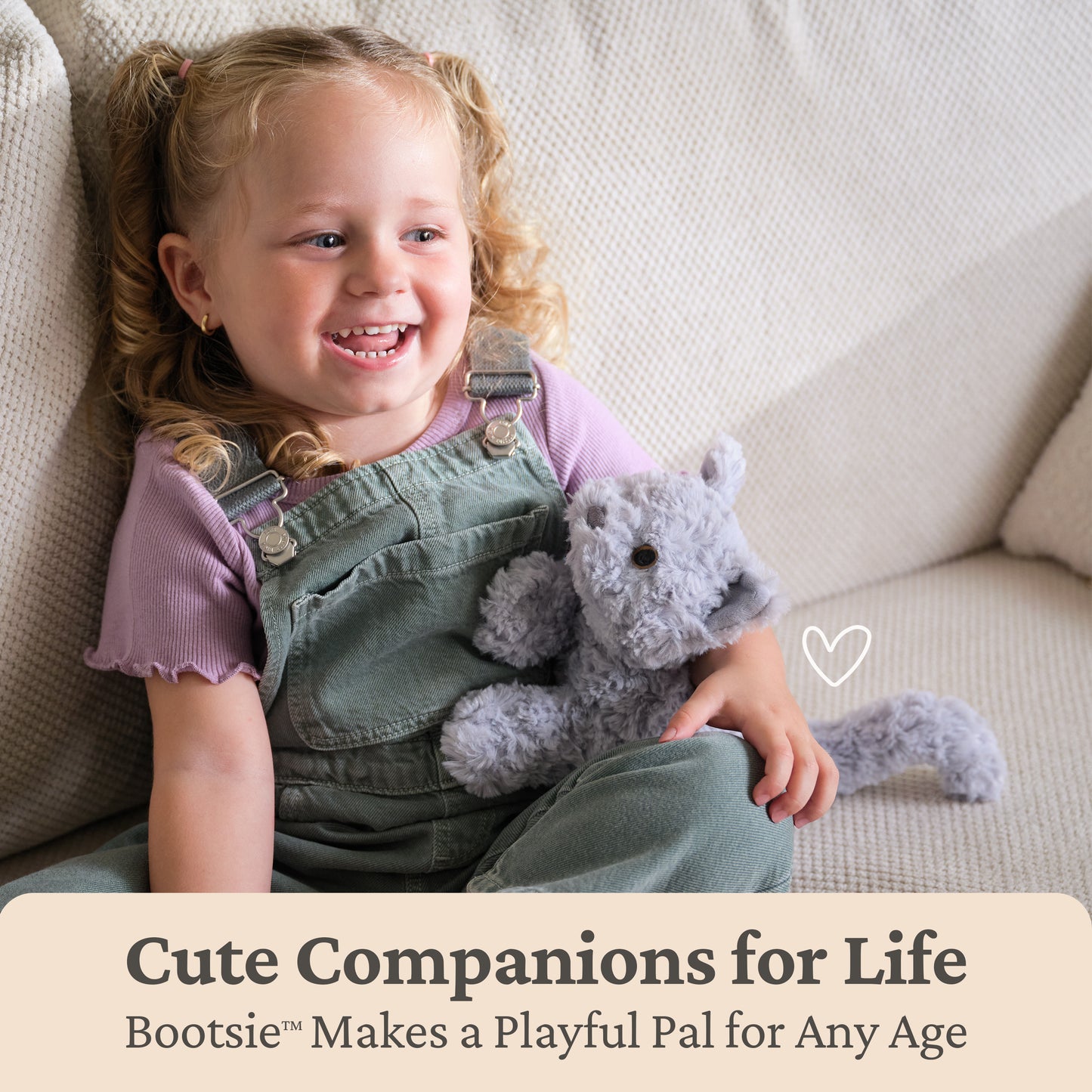 Bootsie English Blue Kitten, 9 in