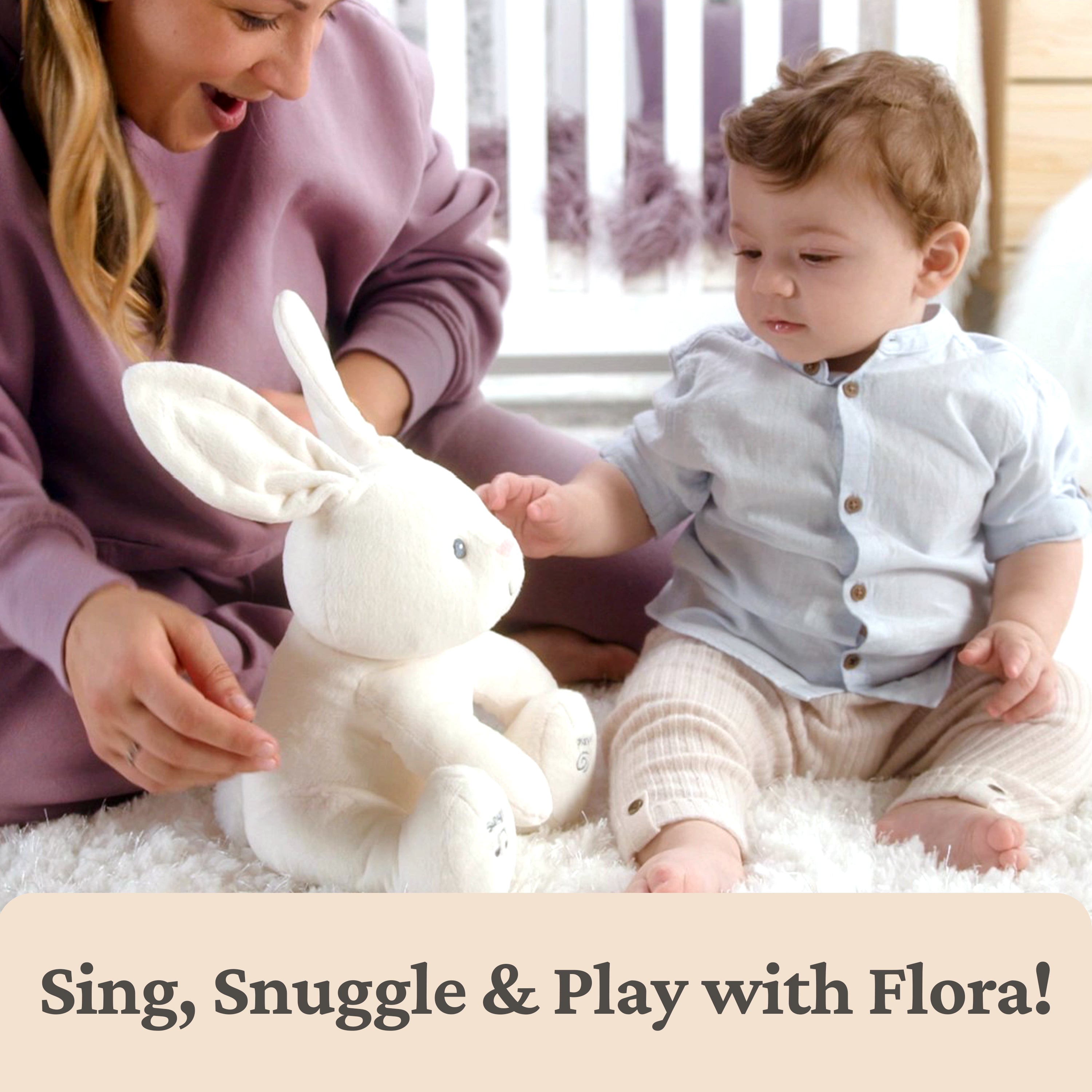 Animated Flora the Bunny, 12 in – Gund
