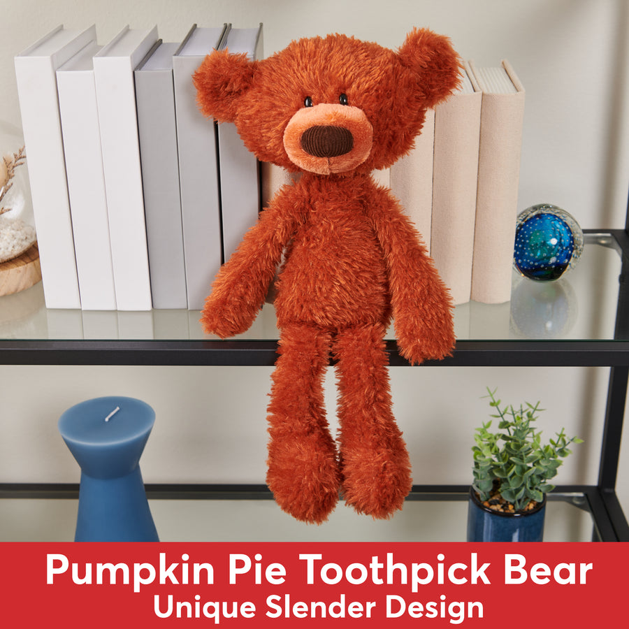 Pumpkin Pie Toothpick Bear, 15 in