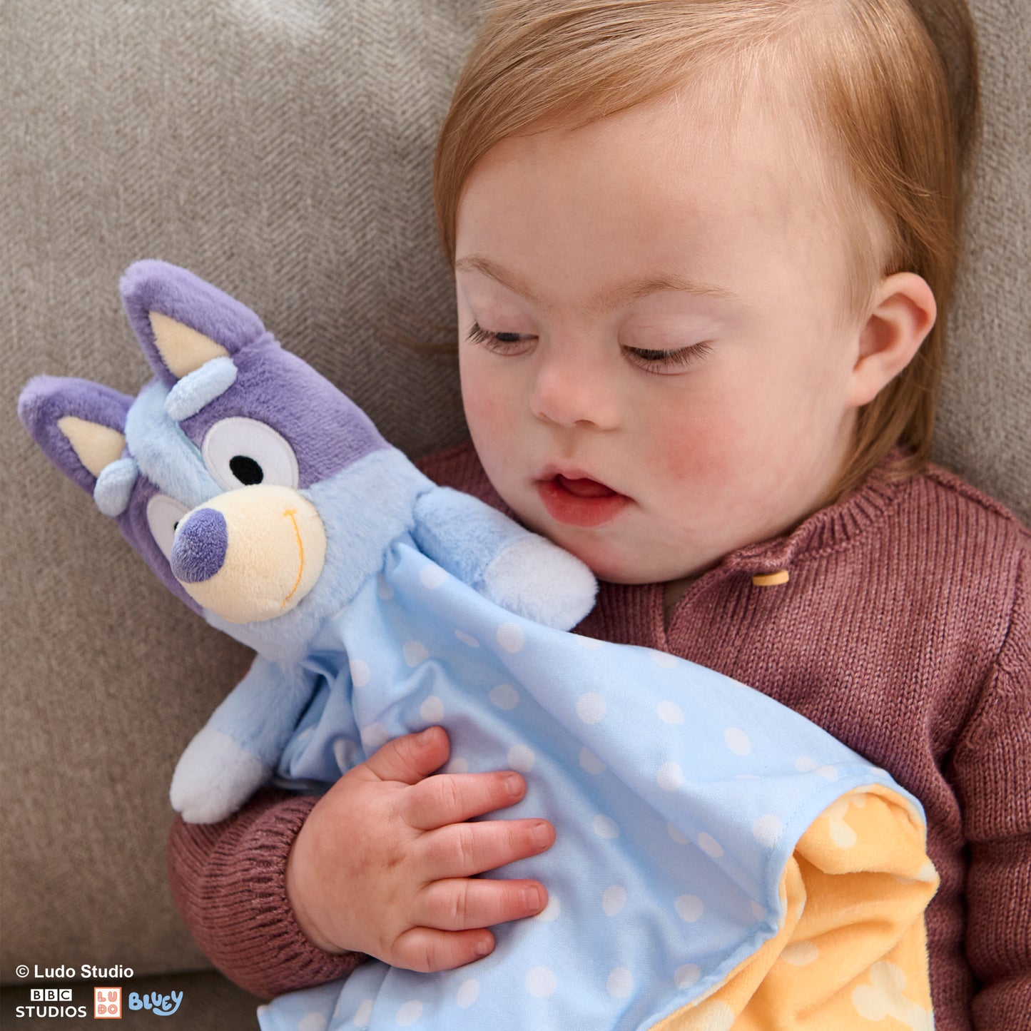 Sustainably Soft: Bluey Lovey, 13 in (Made from 100% Recycled Materials)