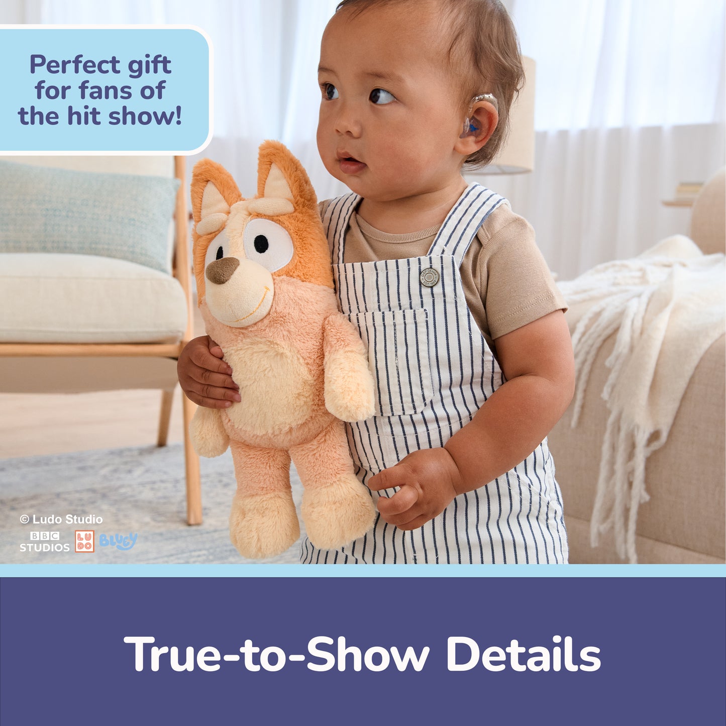 Sustainably Soft: Bingo, 13 in (Made from 100% Recycled Materials)