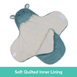 Oh So Snuggly® Hippo Blanket Wrap, 26 in