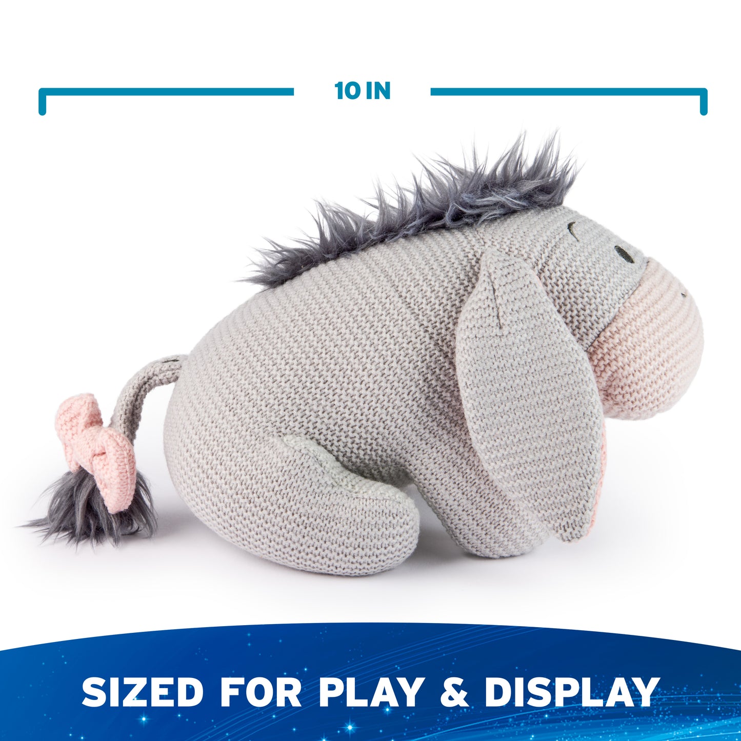 Eeyore Knit Plush, 10 in