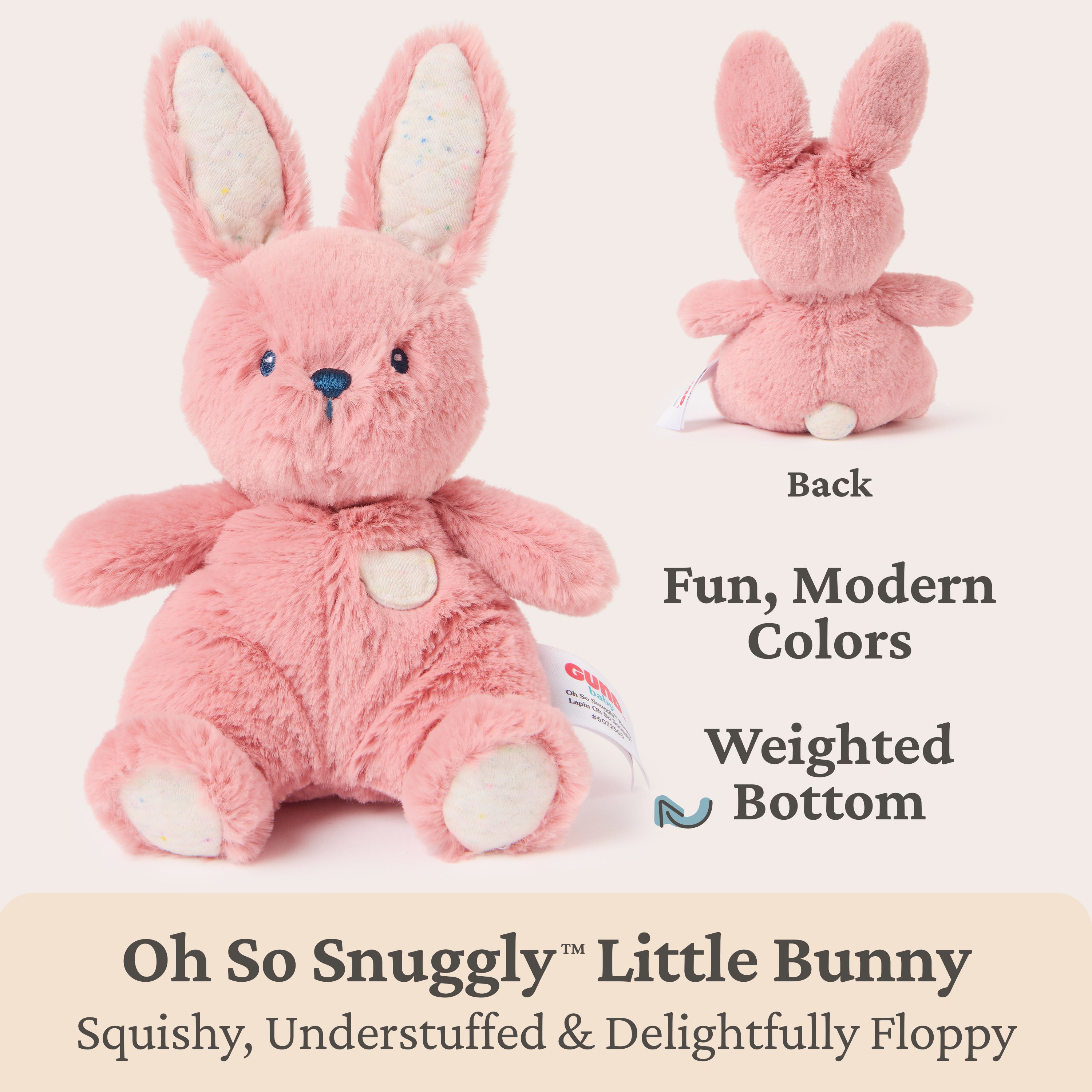 Oh So Snuggly Littles: Bunny, 7 in – Gund