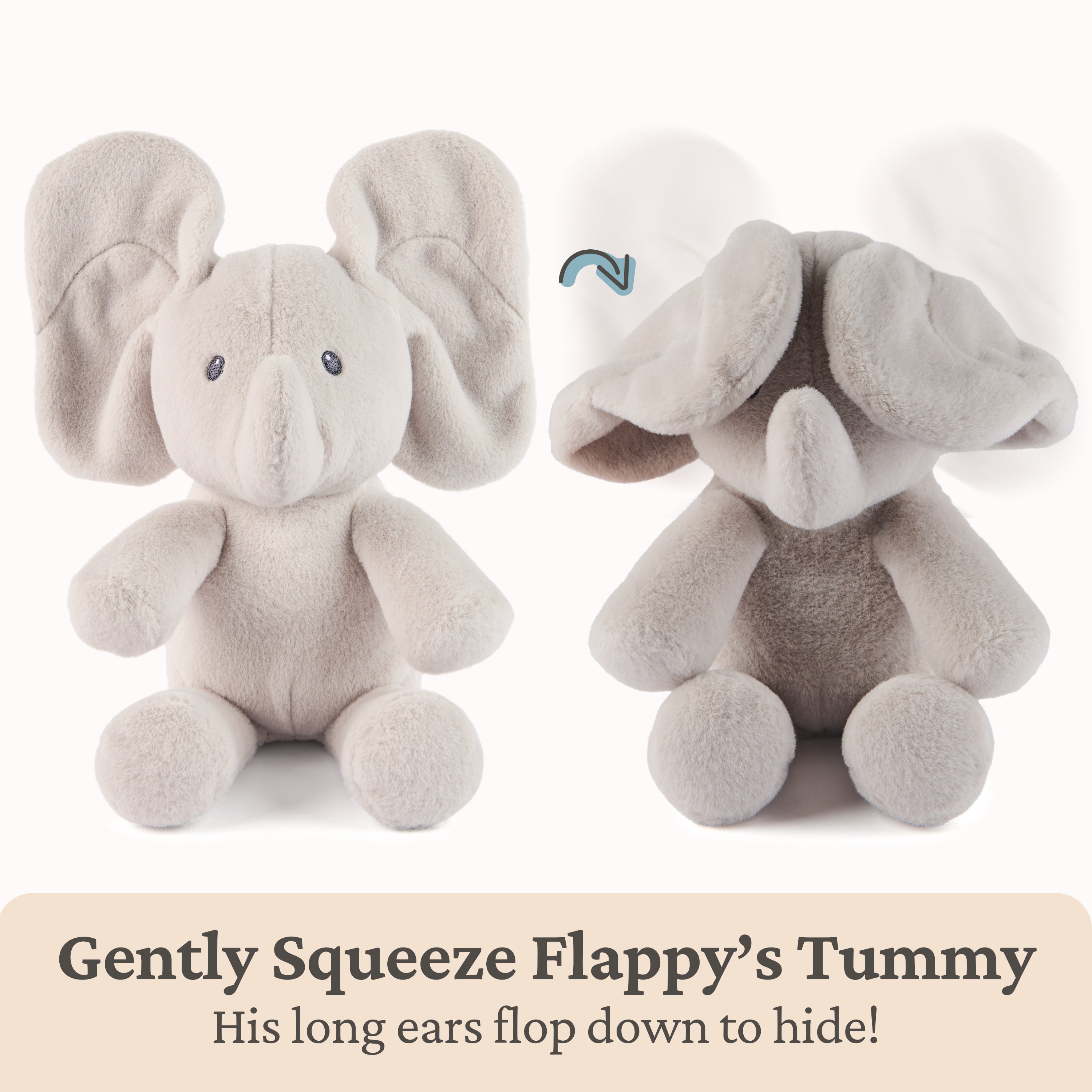 Peek-a-Boo Flappy the Elephant, 7 in – Gund